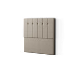 Highland Headboard Floor Standing  Matching Buttons Malham Weave